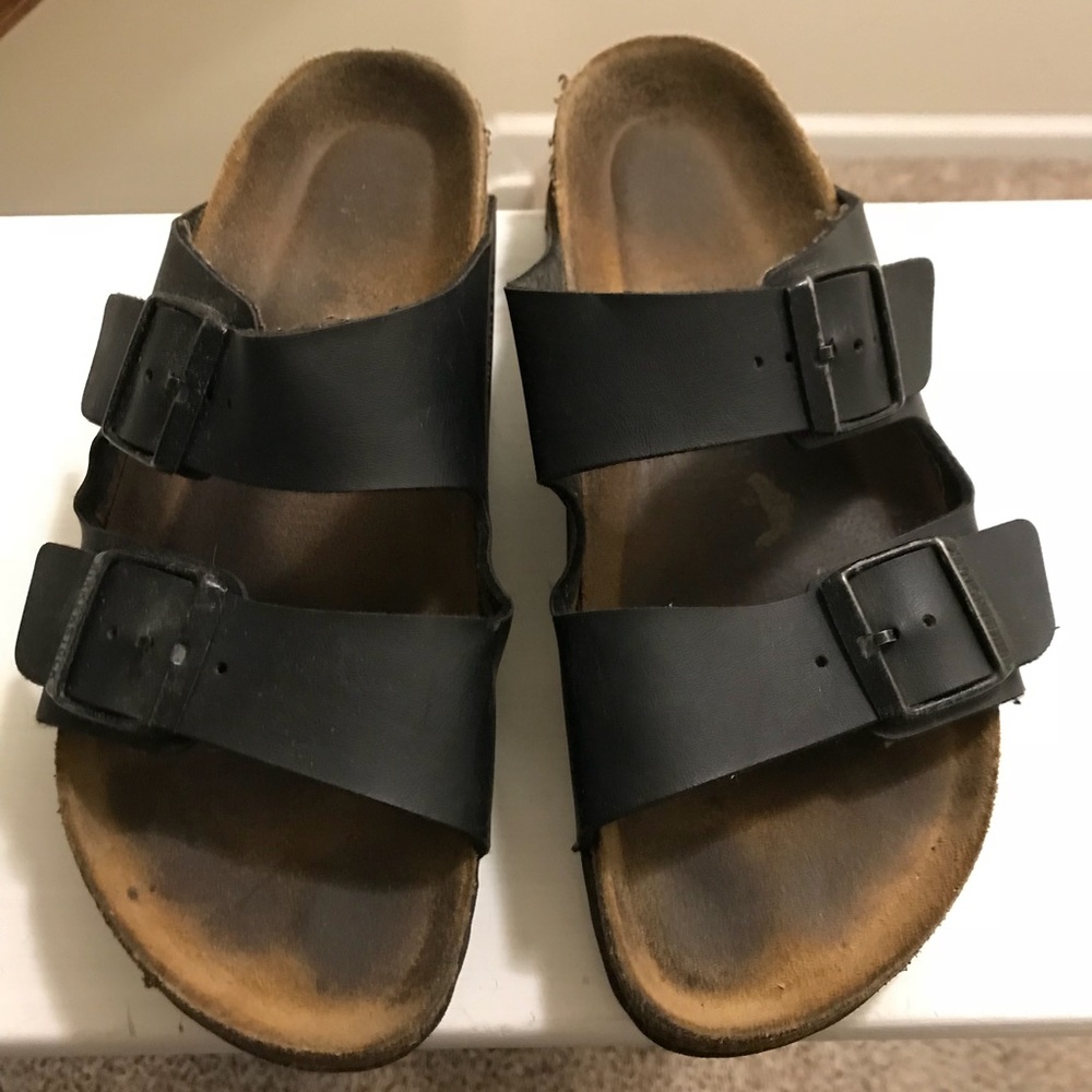 Matte Black Birkenstocks